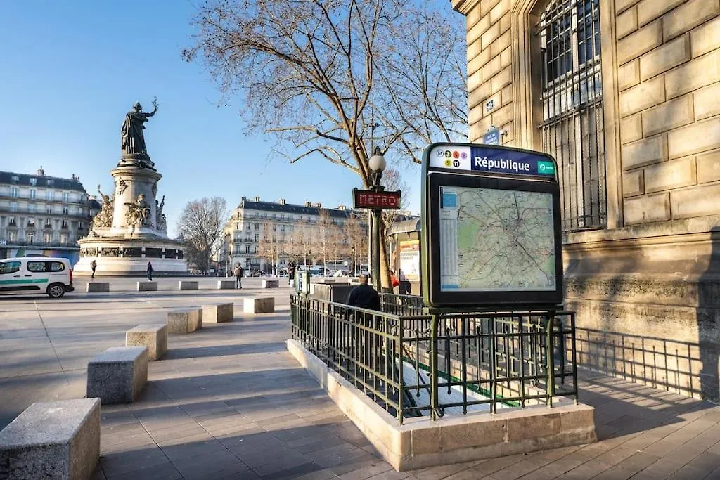 Lumineux. Studio Republique/bastille, Marais *